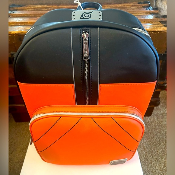 Loungefly Naruto Cosplay Outfit Full Size Backpack - NWT - Picture 1 of 7